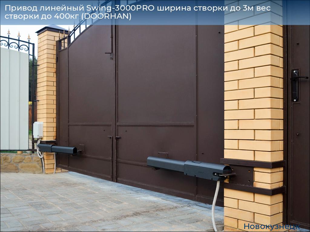 Привод линейный Swing-3000PRO ширина cтворки до 3м вес створки до 400кг (DOORHAN), novokuznetsk.doorhan.ru