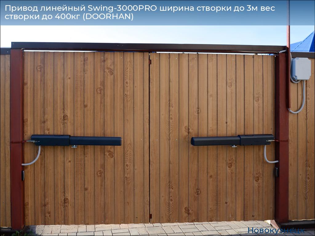 Привод линейный Swing-3000PRO ширина cтворки до 3м вес створки до 400кг (DOORHAN), novokuznetsk.doorhan.ru