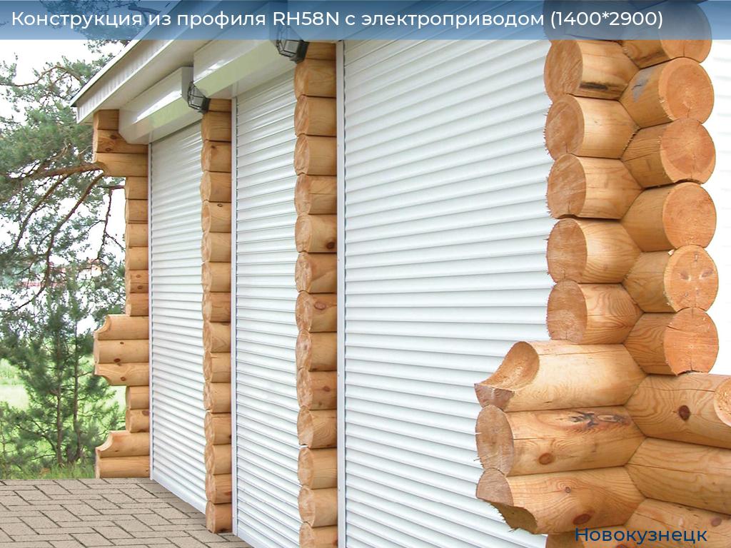 Конструкция из профиля RH58N с электроприводом (1400*2900), novokuznetsk.doorhan.ru