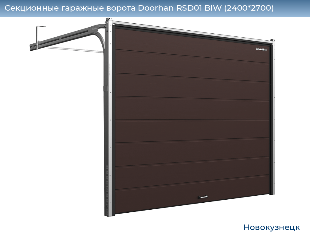 Секционные гаражные ворота Doorhan RSD01 BIW (2400*2700), novokuznetsk.doorhan.ru