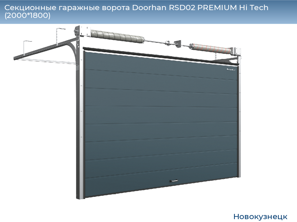 Секционные гаражные ворота Doorhan RSD02 PREMIUM Hi Tech (2000*1800), novokuznetsk.doorhan.ru