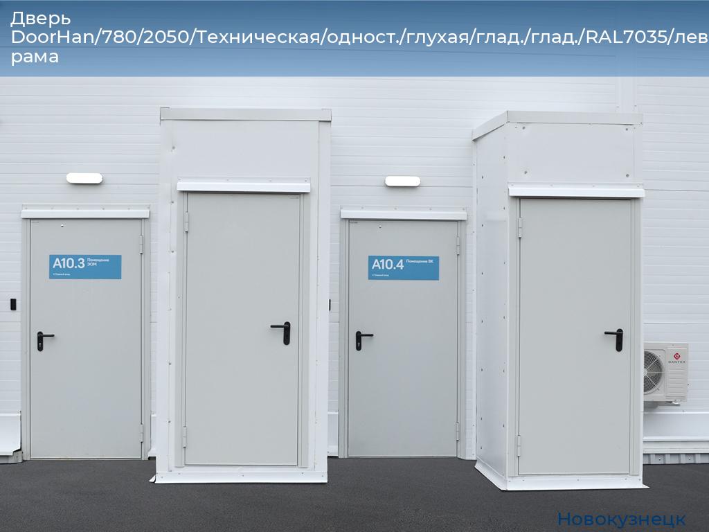 Дверь DoorHan/780/2050/Техническая/одност./глухая/глад./глад./RAL7035/лев./угл. рама, novokuznetsk.doorhan.ru