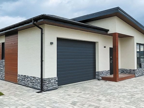 Секционные ворота 2900х2500 мм антрацитовые DoorHan RSD02, novokuznetsk.doorhan.ru